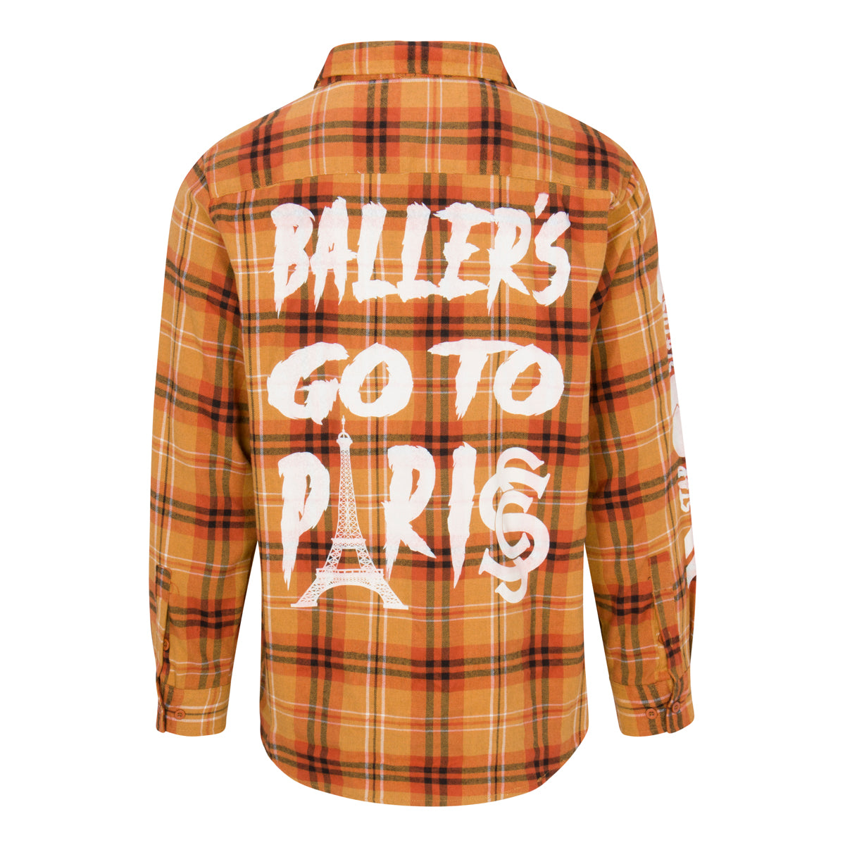 "PARIS DREAM" FLANNEL (ORANGE)