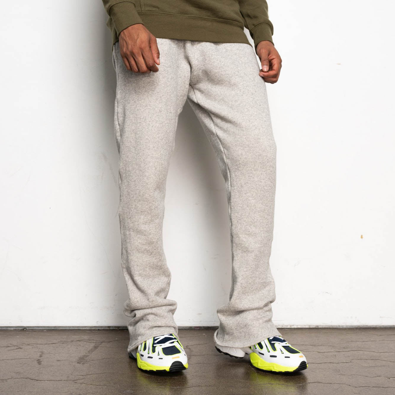 FRENCH TERRY SWEATS (HEATHER GRAY)