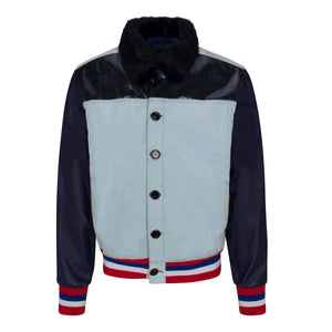 NAVY BLUE CORDUROY UKIYO-E JACKET (LIMITED EDITION)