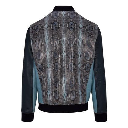BLUE PYTHON SKIN JACKET (LIMITED EDITION)