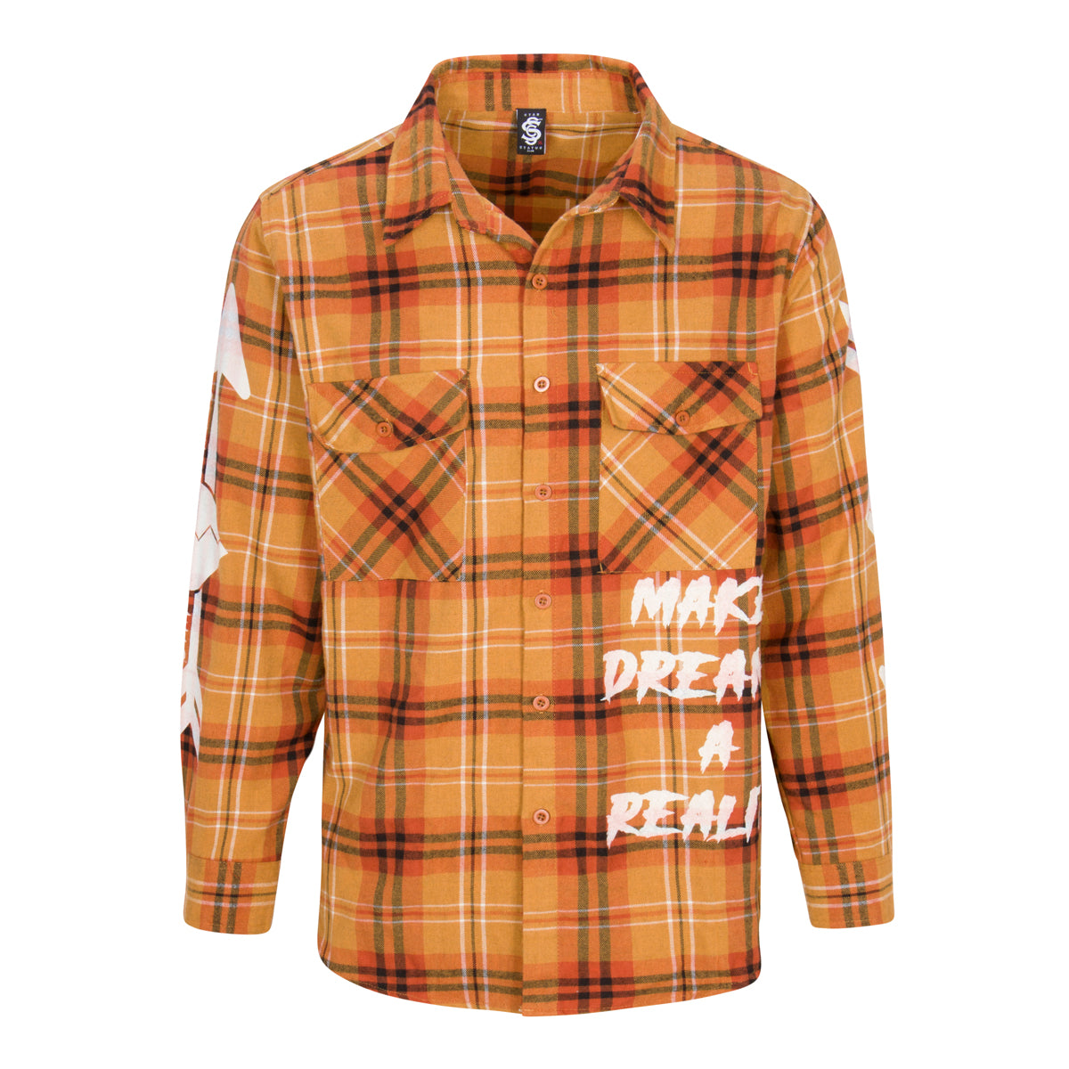 "PARIS DREAM" FLANNEL (ORANGE)