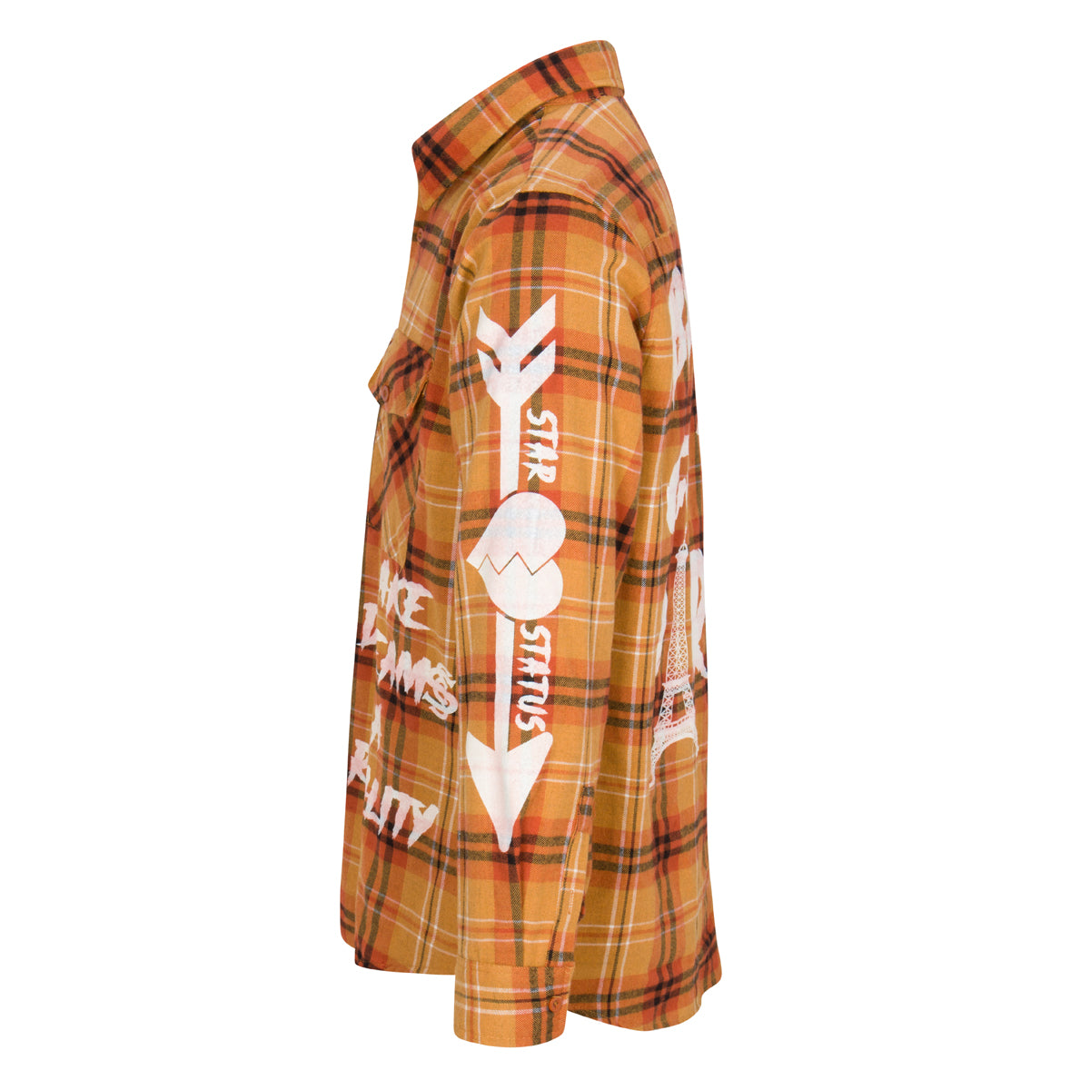 "PARIS DREAM" FLANNEL (ORANGE)