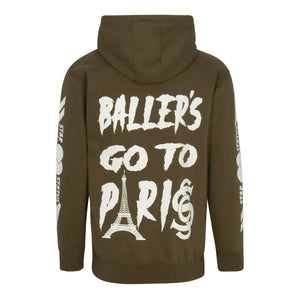 "PARIS DREAM" HOODIE (OLIVE)