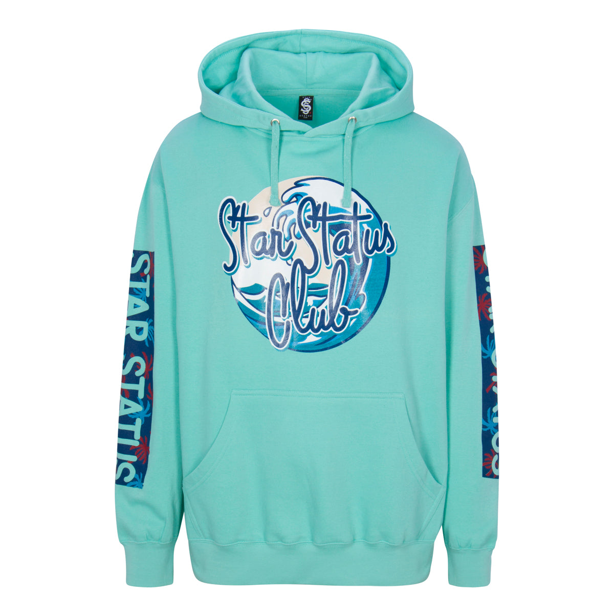 "IT'S A NEW WAVE" HOODIE (SEA FOAM)