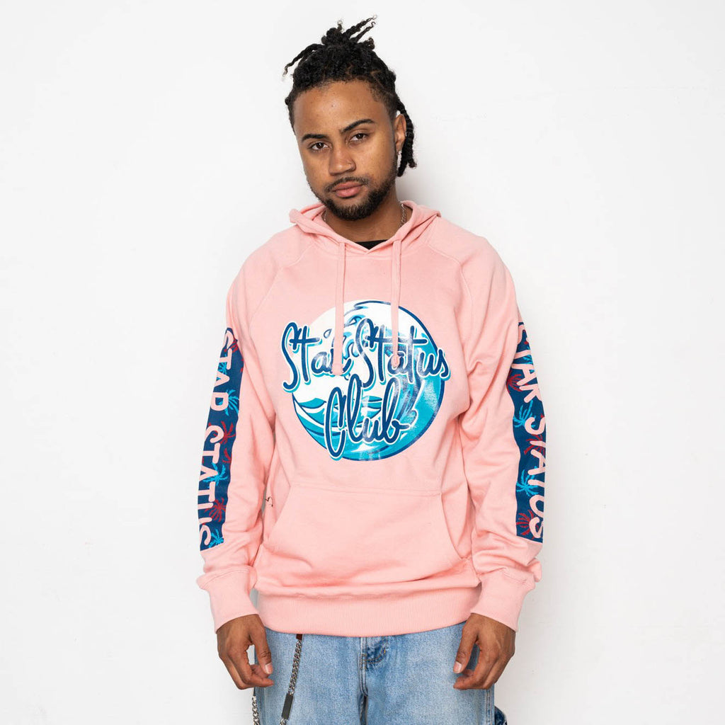 "IT'S A NEW WAVE" HOODIE (SALMON)